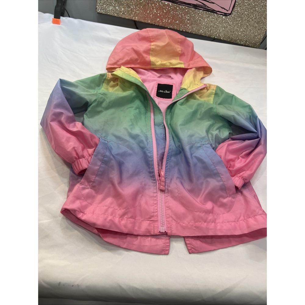 Me Jane 4-5  Hooded Jacket  Windbreaker , Rain Coat multicolored‎ Rose Plum 501